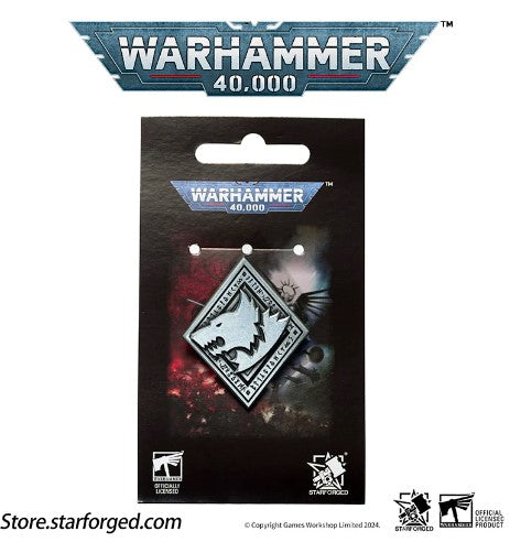 Chapter Icon Pin Badge: Space Wolves