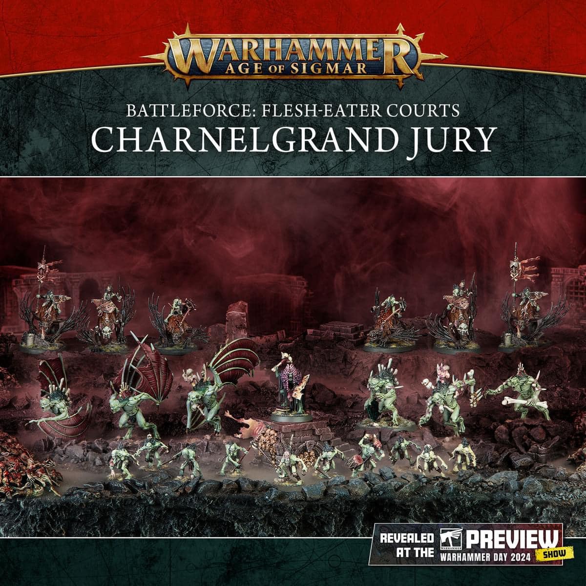 AGE OF SIGMAR BATTLEFORCE: FLESH-EATER COURTS CHARNELGRAND JURY