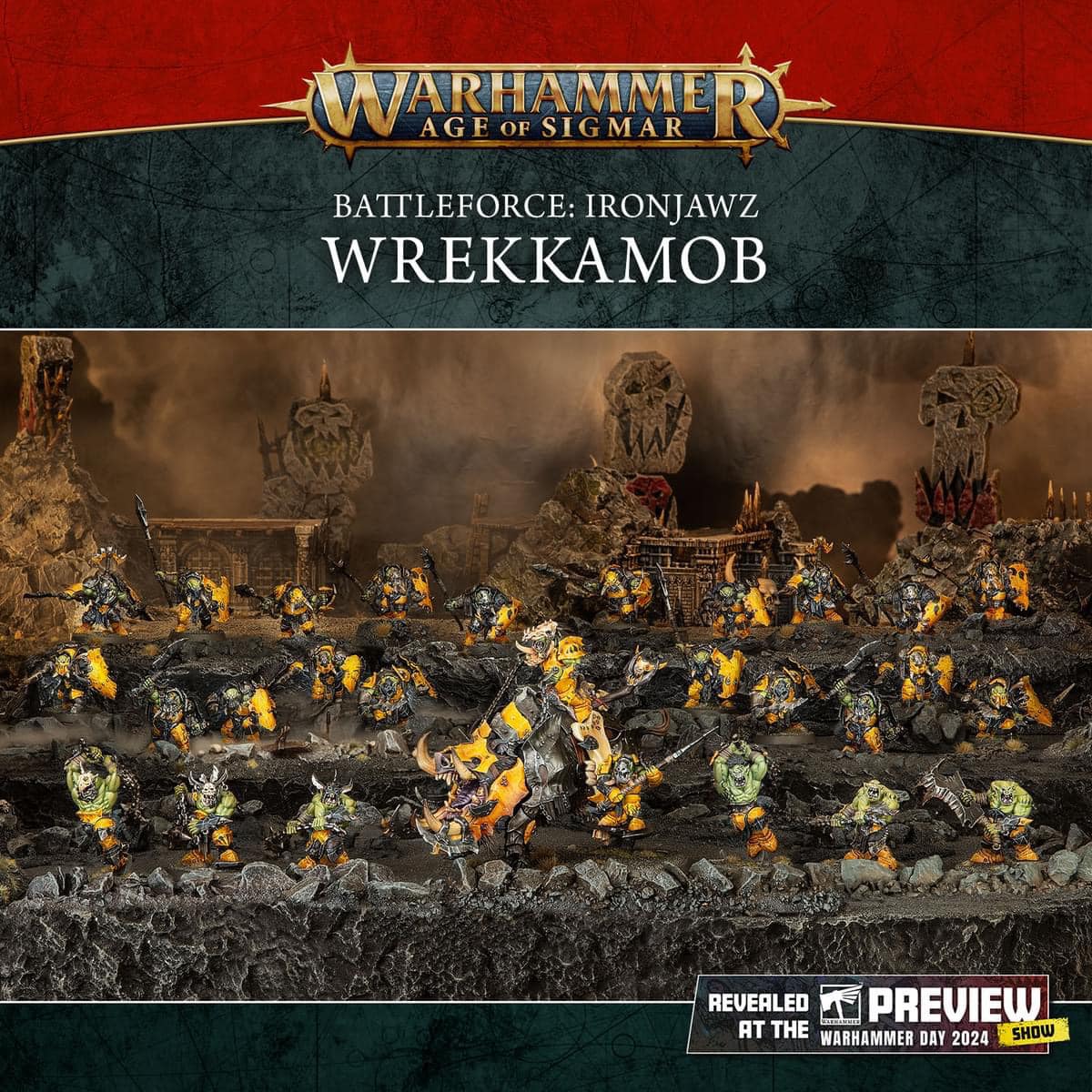 AGE OF SIGMAR BATTLEFORCE: IRONJAWZ WREKKAMOB