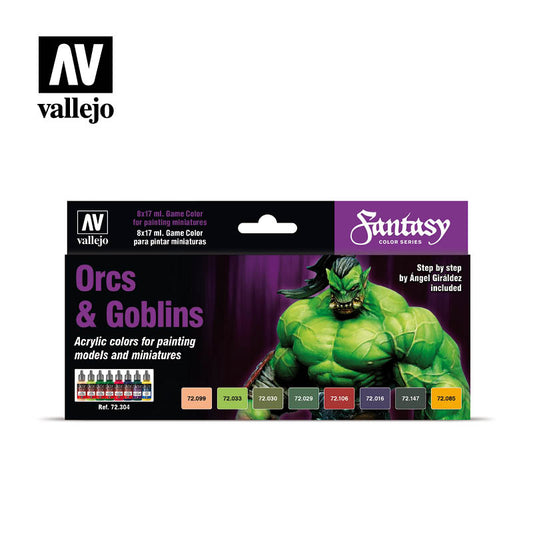 Game Color Color Set: Orcs & Goblins (8)