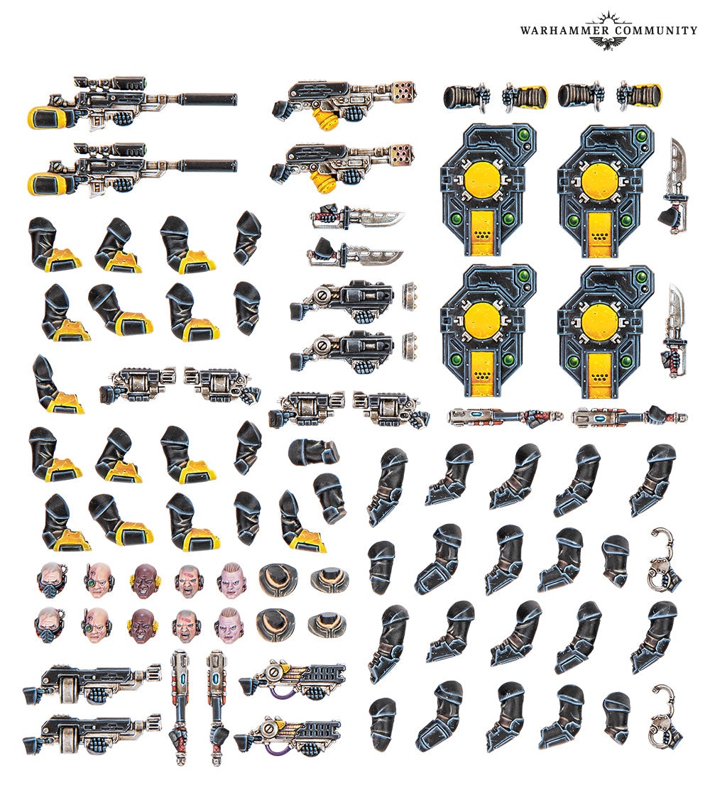 NECROMUNDA WEAPONS & UPGRADES: ENFORCER