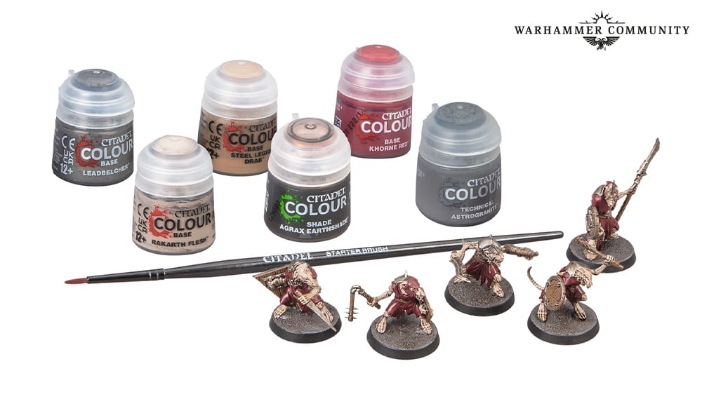 AGE OF SIGMAR PAINT SET: SKAVEN(JPN/CHN)