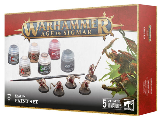 AGE OF SIGMAR PAINT SET: SKAVEN(JPN/CHN)