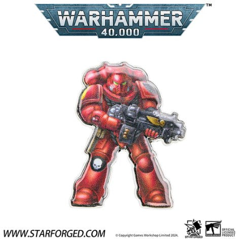 Space Marines Intercessors Chapter Refrigerator Magnet: Blood Angels