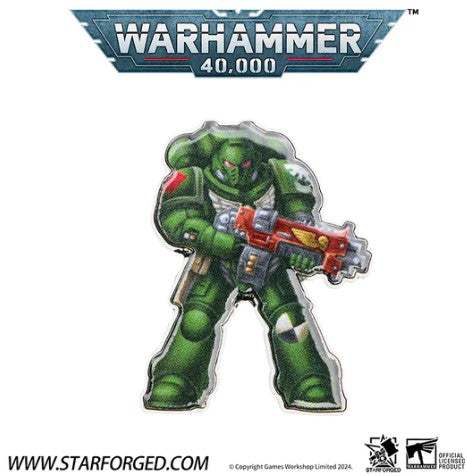 Space Marines Intercessors Chapter Refrigerator Magnet: Dark Angels