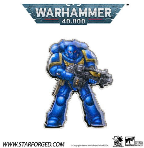 Space Marines Intercessors Chapter Refrigerator Magnet: Ultramarines