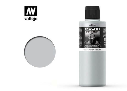Vallejo Mecha Surface Primer 200ML Grey