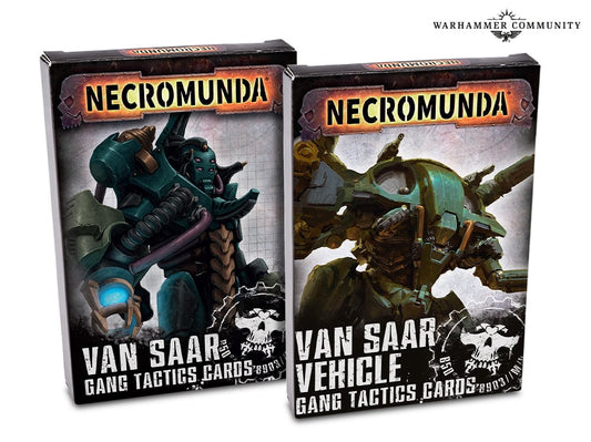 NECROMUNDA GANG TACTICS CARDS: VAN SAAR VEHICLE