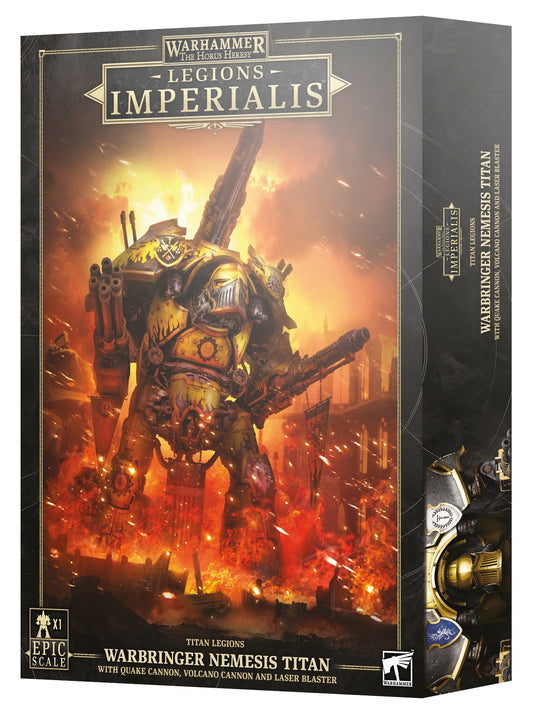 LEGIONS IMPERIALIS: WARBRINGER NEMESIS TITAN WITH QUAKE CANNON