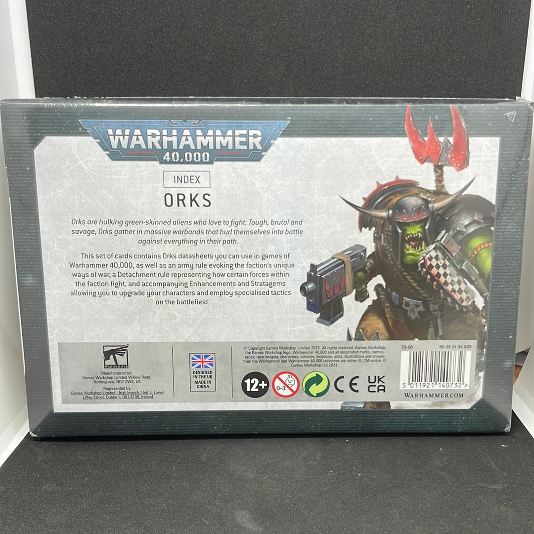 WARHAMMER 40000 INDEX CARDS: ORKS (ENG)
