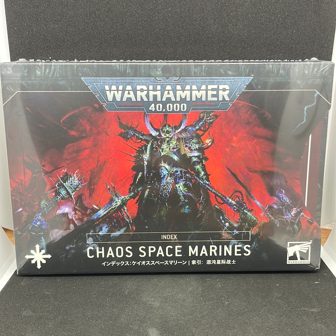 WARHAMMER 40000 INDEX CARDS: CHAOS SPACE MARINES (CHN)