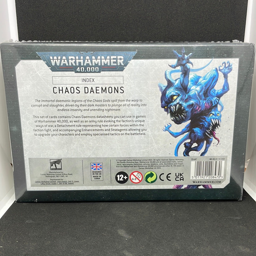 WARHAMMER 40000 INDEX CARDS: CHAOS DAEMONS (ENG)