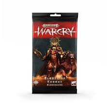 WARCRY WARBAND CARDS: BLADES OF KHORNE BLOODBOUND