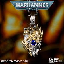 Adeptus Custodes Throne Watcher's Shield Necklace