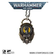 Imperial Fists Hammer of Phalanx Pendant Necklace