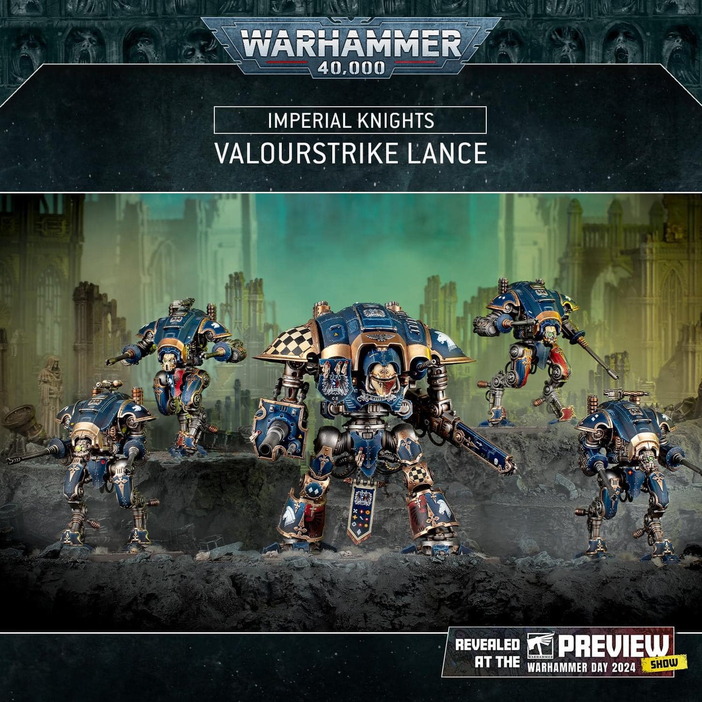 WARHAMMER 40000 BATTLEFORCE: IMPERIAL KNIGHTS VALOURSTRIKE LANCE