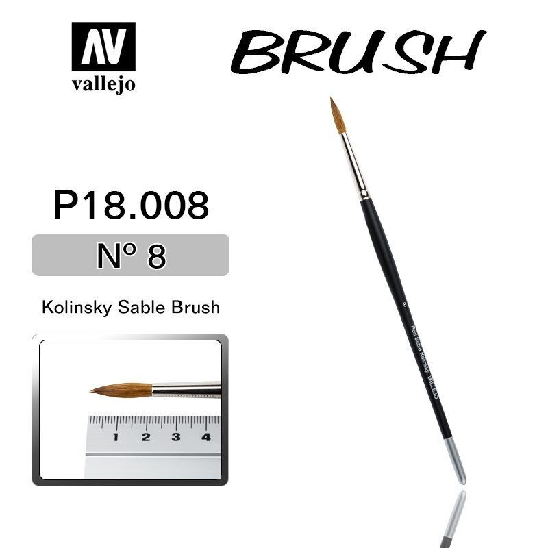 Kolinsky Sable Brush No.8