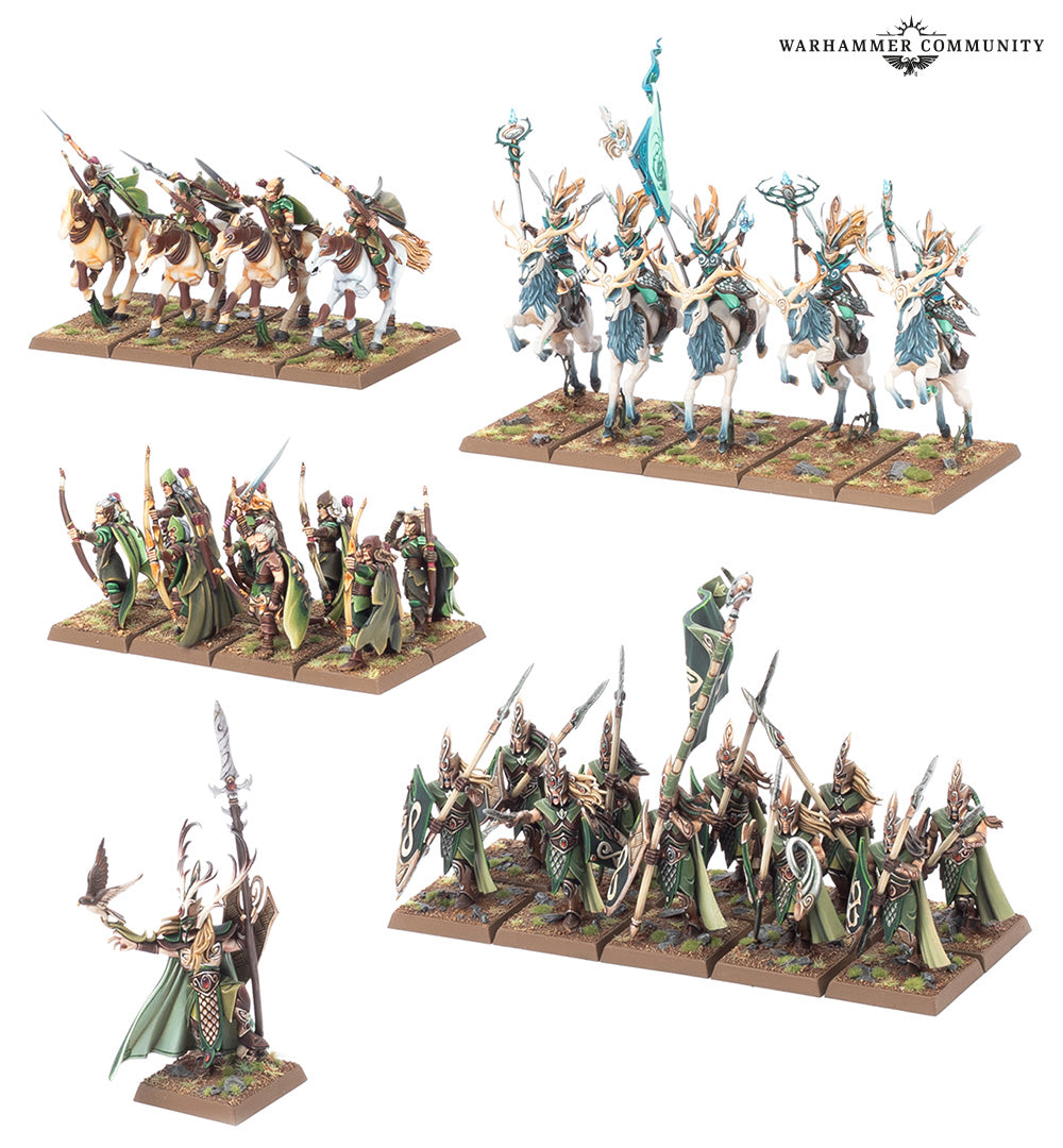 THE OLD WORLD  BATTLE MARCH ARMY: WOOD ELF REALMS