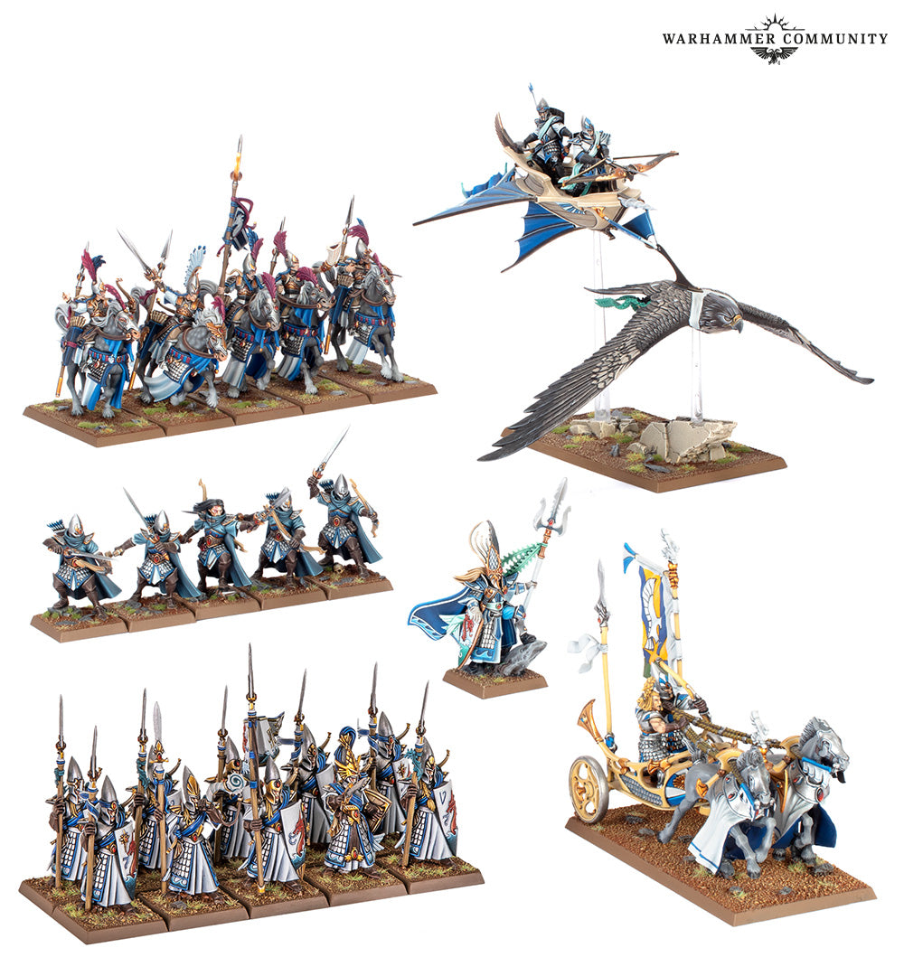 THE OLD WORLD  BATTLE MARCH ARMY: HIGH ELF REALMS