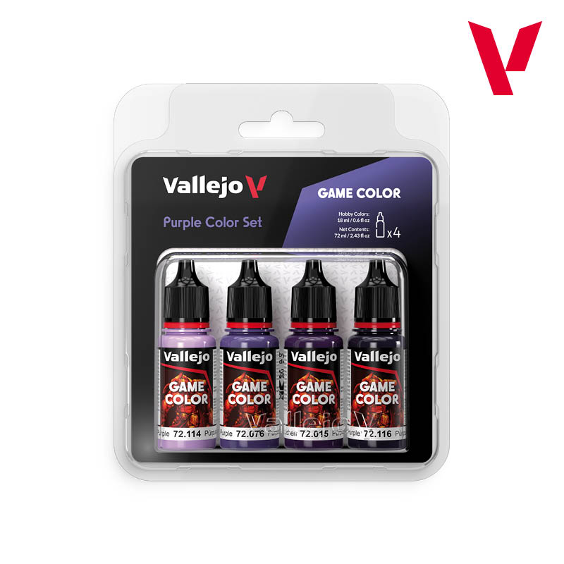 GAME COLOR SET: PURPLE 4x18ml