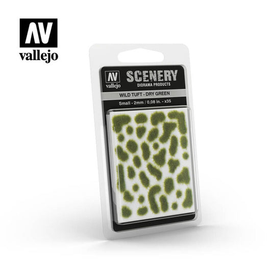 Vallejo Scenery SC401 Small Wild Tuft - Dry Green