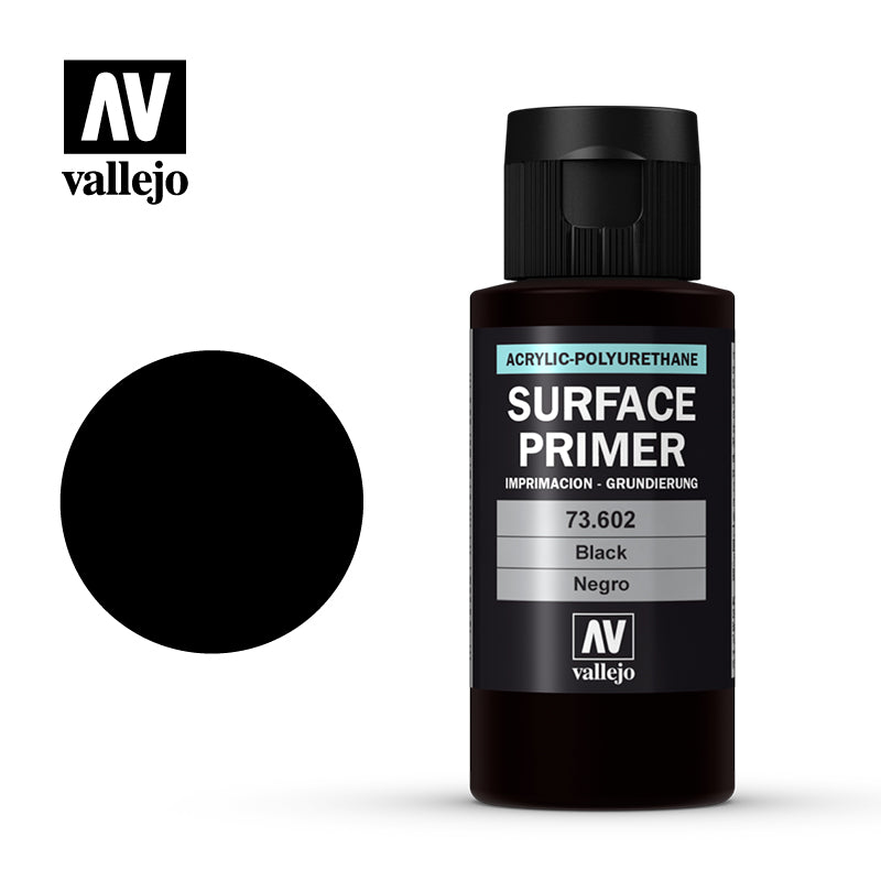 Vallejo Surface Primer 60ML 73602 Black