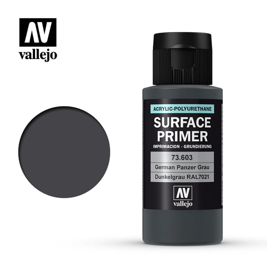 Vallejo Surface Primer 60ML 73603 German Panzer Grey