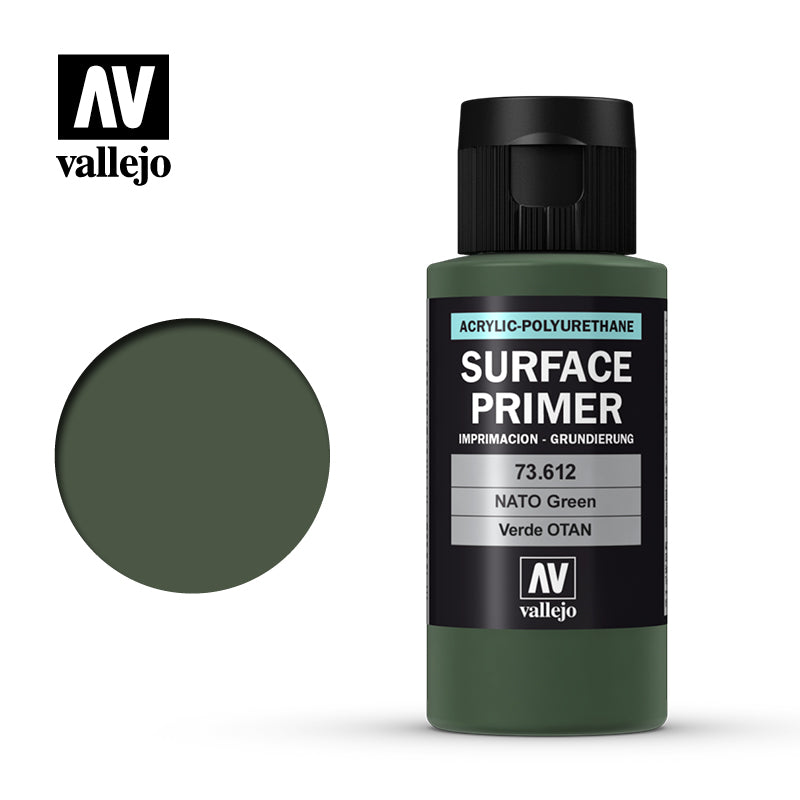 Vallejo Surface Primer 60ML 73612 NATO Green