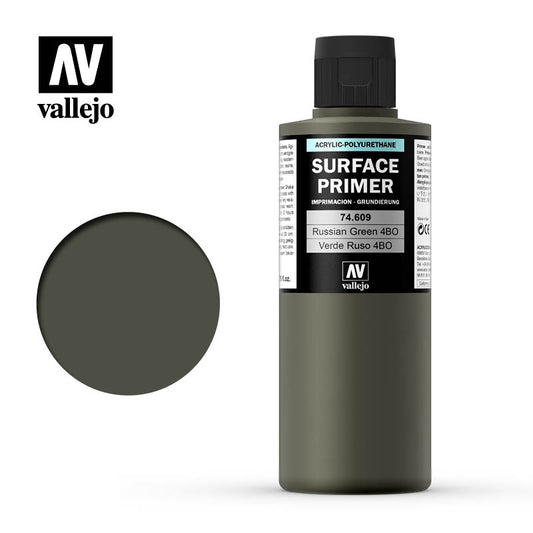 Vallejo Surface Primer 200ML 74609 Russian Green 4BO