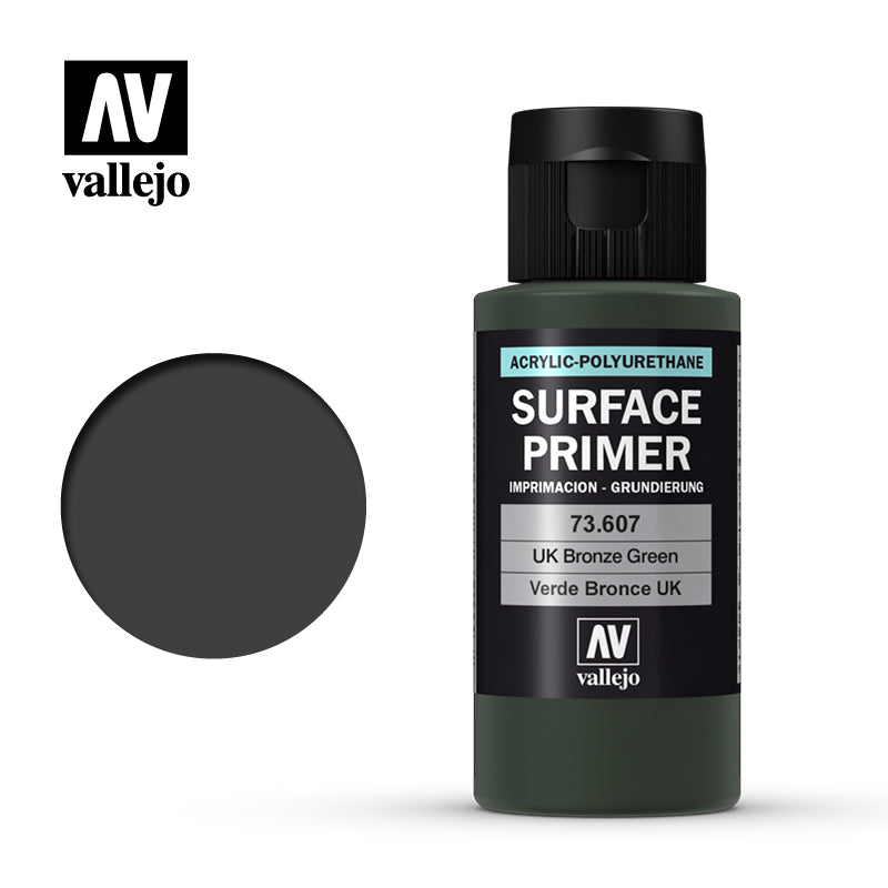 Vallejo Surface Primer 60ML 73607 U.K. Bronze Green