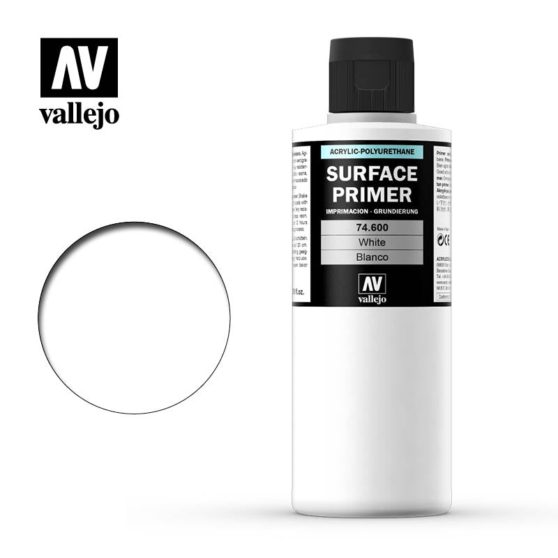 Vallejo Surface Primer 200ML 74600 White