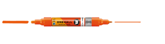 ONE4ALL ACRYLIC TWIN 085 ORANGE DARE