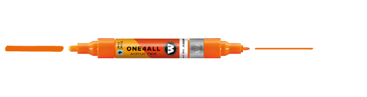 ONE4ALL ACRYLIC TWIN 218 NEON ORANGE FLUO