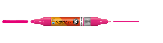 ONE4ALL ACRYLIC TWIN 217 NEON PINK FLUO