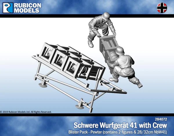 Schweres Wurfgerat 41 (28/32cm NbW41) with Crew - Pewter
