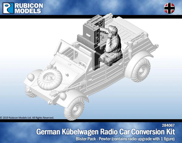 Kubelwagen Radio Car Conversion with Crew - Pewter