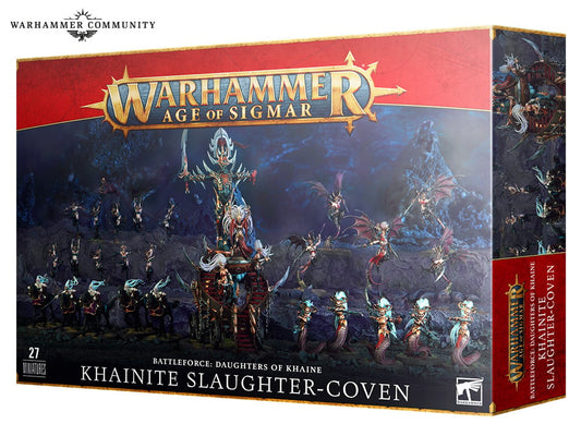 AGE OF SIGMAR BATTLEFORCE: DAUGHTRS OF KHAINE KHAINITE SLAUGHTER-COVEN