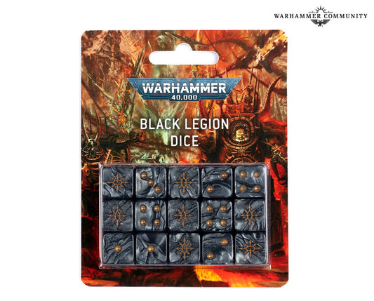 WARHAMMER DICE SET: BLACK LEGION