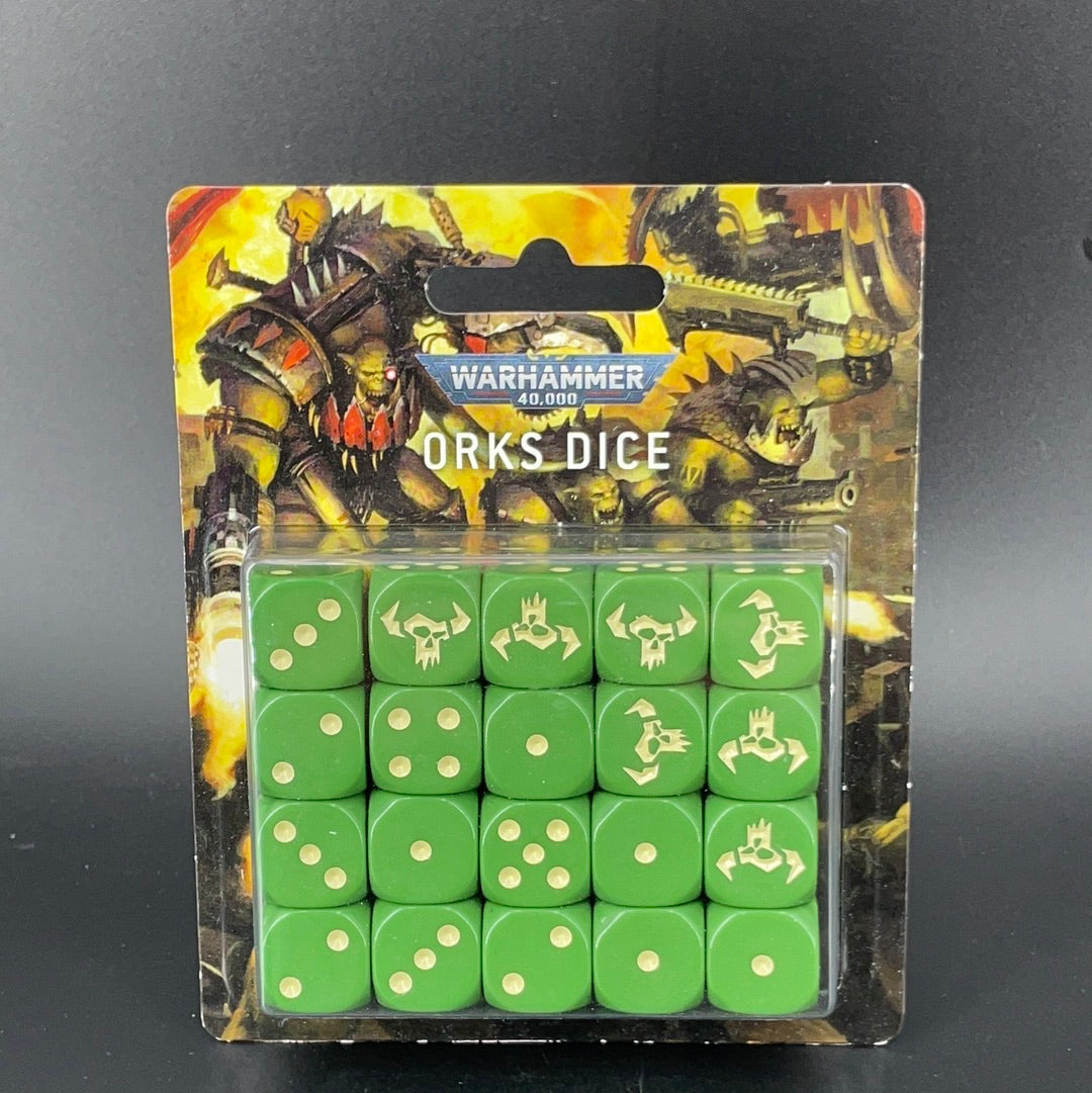 Warhammer 40000 Dice Set: Orks – Fun Atelier Hong Kong