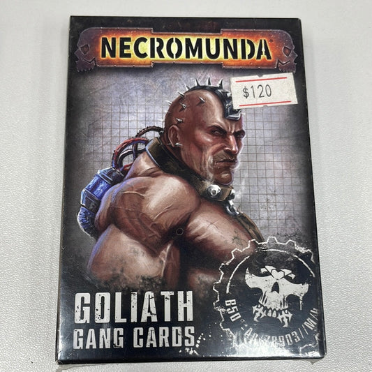 NECROMUNDA GANG TACTICS CARDS: GOLIATH