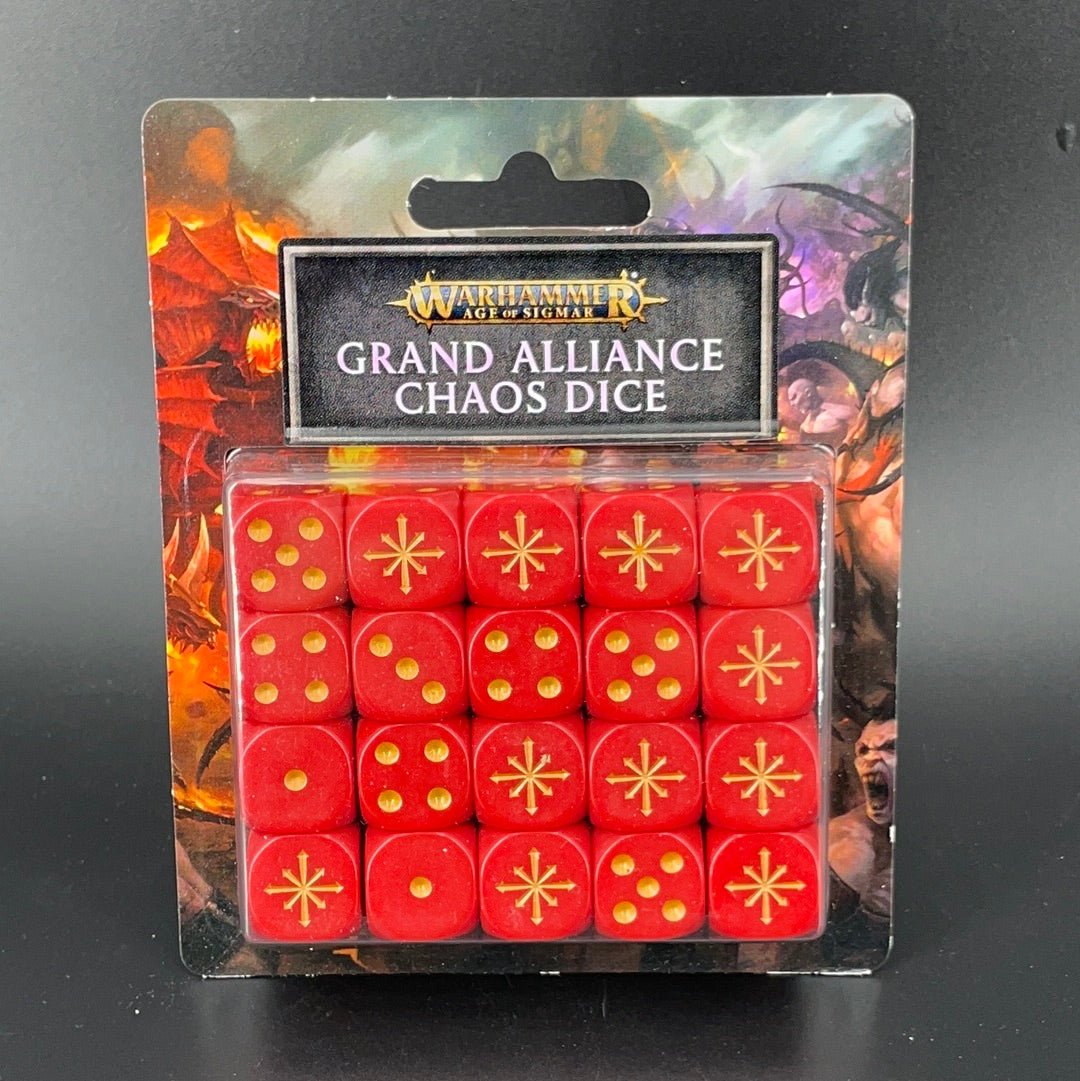 AGE OF SIGMAR DICE SET: GRAND ALLIANCE CHAOS