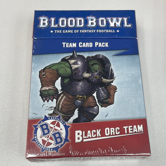 BLOOD BOWL TEAM CARD: BLACK ORC TEAM